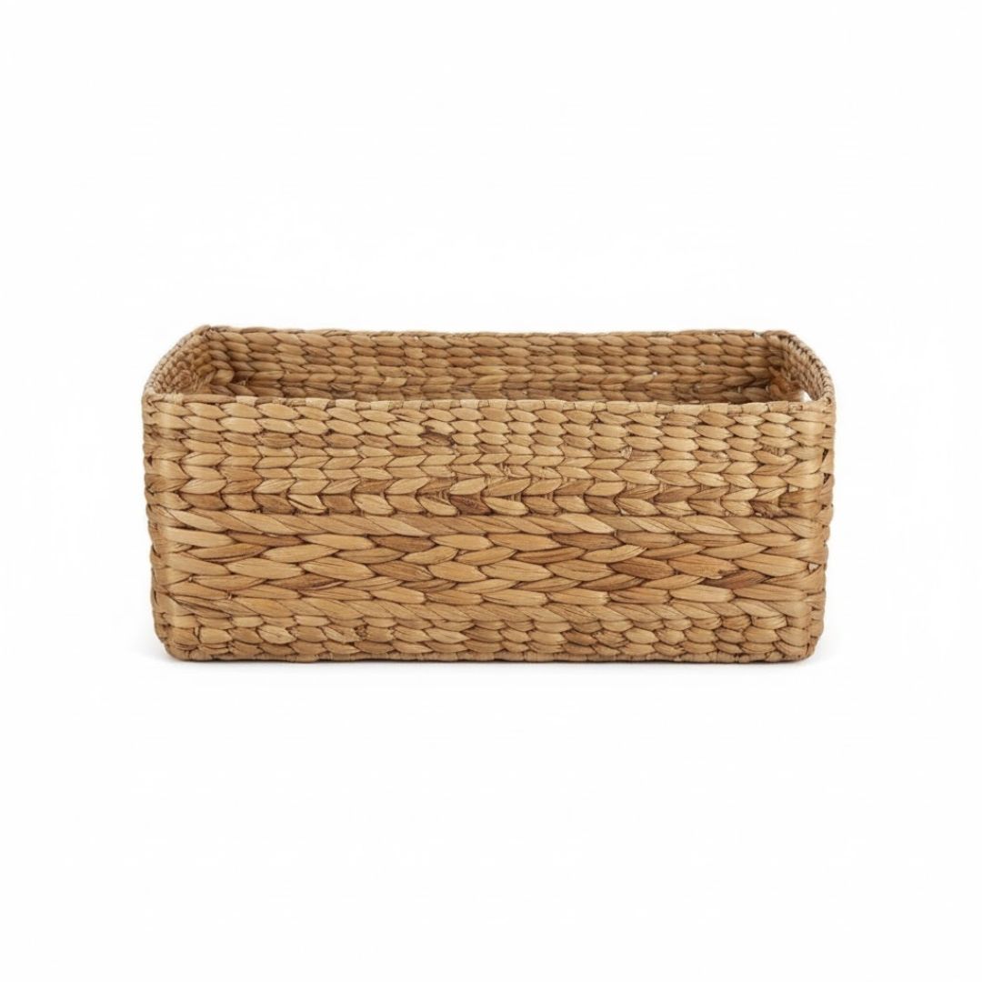 Eco-Friendly Tray with Grooved Handles for Storage